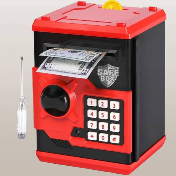 Nickspool Atm Modern Piggy Bank For Boys Girl, Mini Atm...