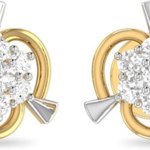 PC Jeweller The Anlon Yellow Gold 22kt Stud Earring