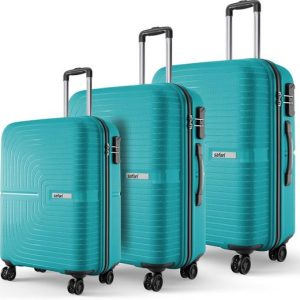 SAFARI Hard Body Set of 3 Luggage 4 Wheels - ECLIPSENEO Set of...