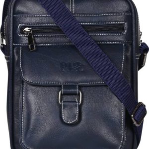 Pramadda Pure Luxury Blue Men Sling Bag Elegant Leather Mobile Sling For Men...