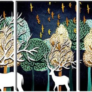 Flipkart Perfect Homes Modern Art Digital Reprint 12 in...