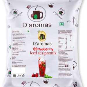 D'aromas Strawberry Ice Tea 5kg, Instant Premix Ice Tea...
