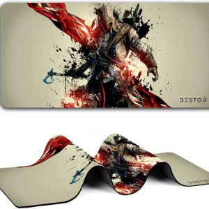 Bestor Assassin Warrior Gaming Mouse Pad Dark Reaper Sa...