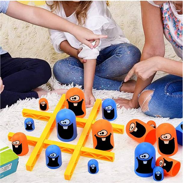 Nafhotoz Three in a Row Children Blue Orange Games Mone...