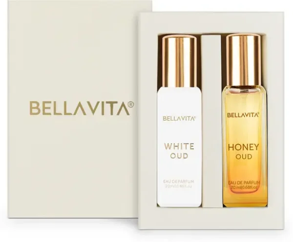 BELLAVITA WHITE OUD perfume & HONEY OUD perfume combo