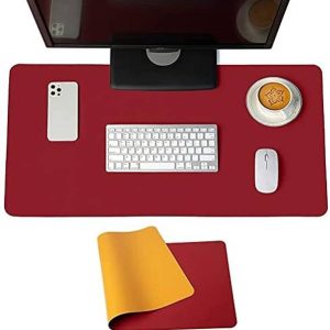 SYGA Desk Pad Protector Waterproof PU Desk Mat for Offi...