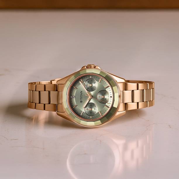 Titan Purple Titan Glamour Analog Watch - For Women 95315KM0...