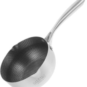 Samusagya Frying Pan Honeycomb Frying Non Stick Stainle...
