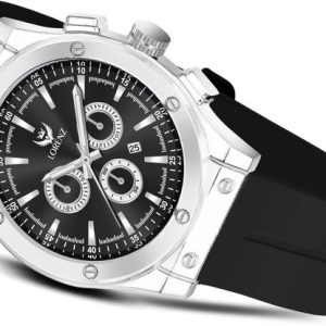 LORENZ Date Dial Analog Watch with Blue Magnetic Lock Strap An...