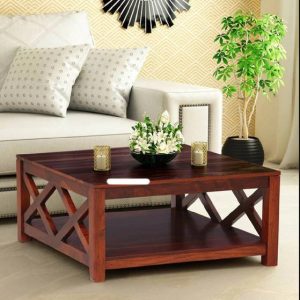 Cherry Wood Rosewood (Sheesham) Solid Wood Coffee Table