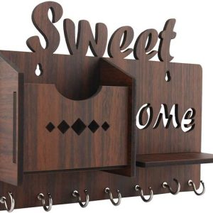Pawandeep sweet home quadilateral design 7 hook key hol...