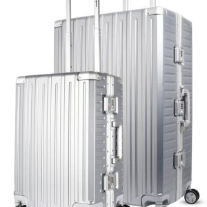 PREVEL Hard Body Set of 2 Luggage 8 Wheels - Polycarbonate Har...