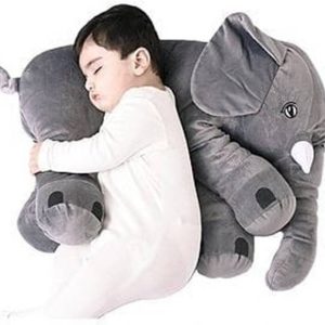 DearJoy Baby Elephant Pillow (Grey) - 45 cm