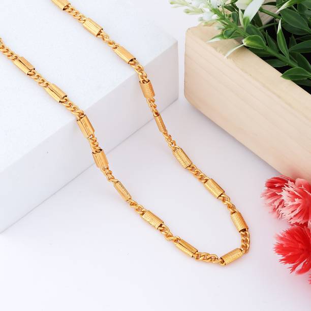 COCHAVI 1 gram High Quality Indian Polished “20” Inches Gold Ch...
