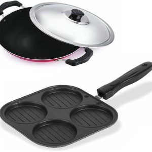 HM EVOTEK 3 Layer Coated Appchetty with Lids & Mini Utt...