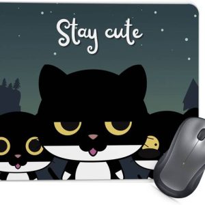 TrendoPrint MP88 Mouse Pad with Anti-Slip Rubber Base &...