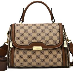 KIYAS Women Brown Satchel