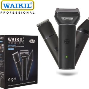 WAIKIL WL-9028 3in1 Rechargeable Shaver, Hair Clipper &...