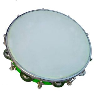 Shri sainath musicals 25 cm With Head Tambourine