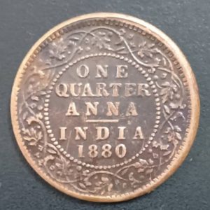 Sanjay Online Store BRITISH INDIA QUARTER ANNA 1880 VIC...