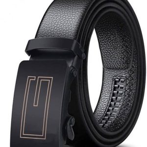 METRONAUT Men Black Artificial Leather Belt