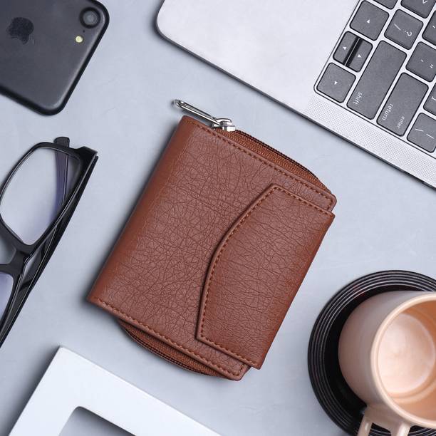 SAMTROH Girls Travel, Trendy Tan Artificial Leather Wallet