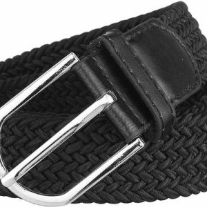 ZORO Women Casual, Party, Formal Black Canvas, Fabric Belt