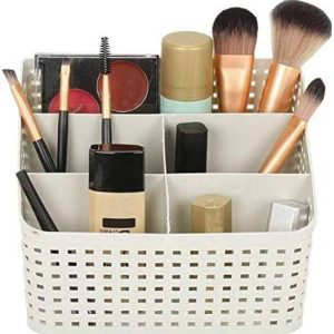 Rixim 5 Compartments plastic pen stand