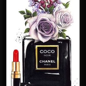 Braj Art Gallery Chanel Floral Perfume & Lipstick Fashi...