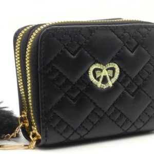 valerie Women Casual Black Artificial Leather RFID Card Holder