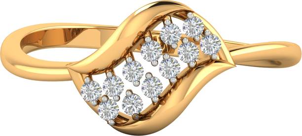 amarta Sea Sparkler 18kt Diamond Yellow Gold ring