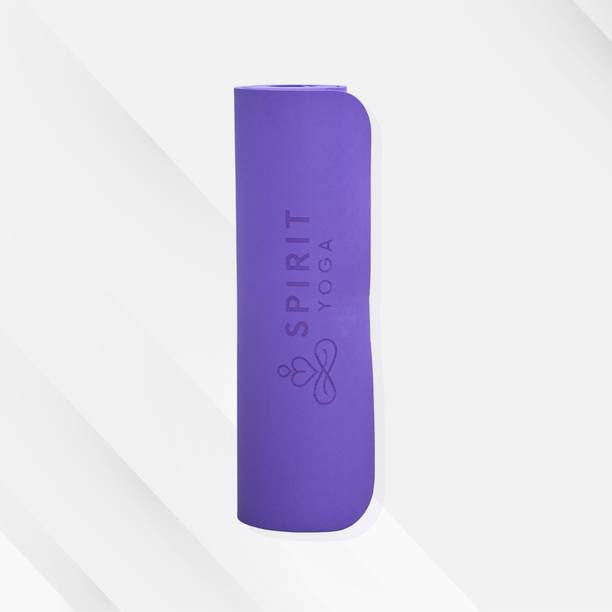 Spirit Yoga TPE Yoga Mat – 8mm Purple Purple 8 mm Yoga ...