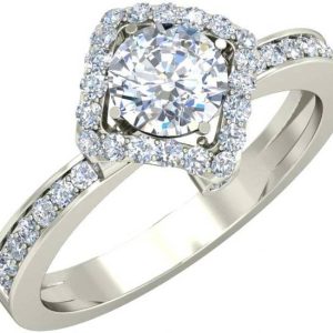 avsar AVR831YB 14kt Cubic Zirconia White Gold ring