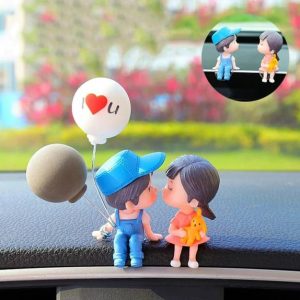 eshopy Car Dashboard Cute Love Couple Love You too Ball...