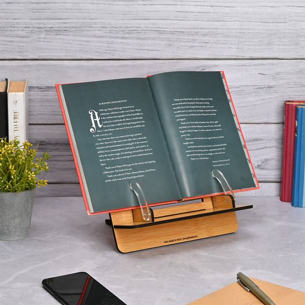GIFT KYA DE 1 Compartments Book reading stand Desk acce...