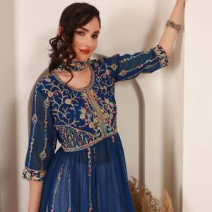 Youthnic Women Georgette Kurta Dupatta Set