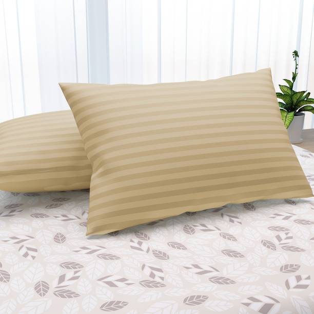 LA VERNE Microfibre Stripes Sleeping Pillow Pack of 2