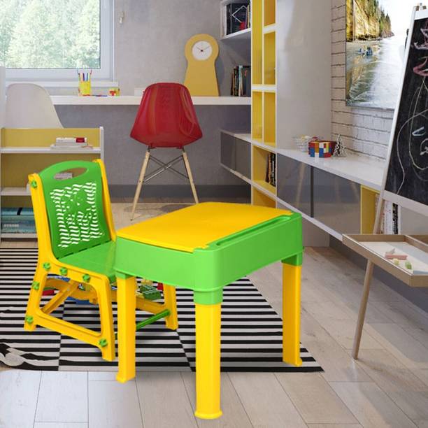 Nilkamal Apple Junior Study Table And Chair Set With St...