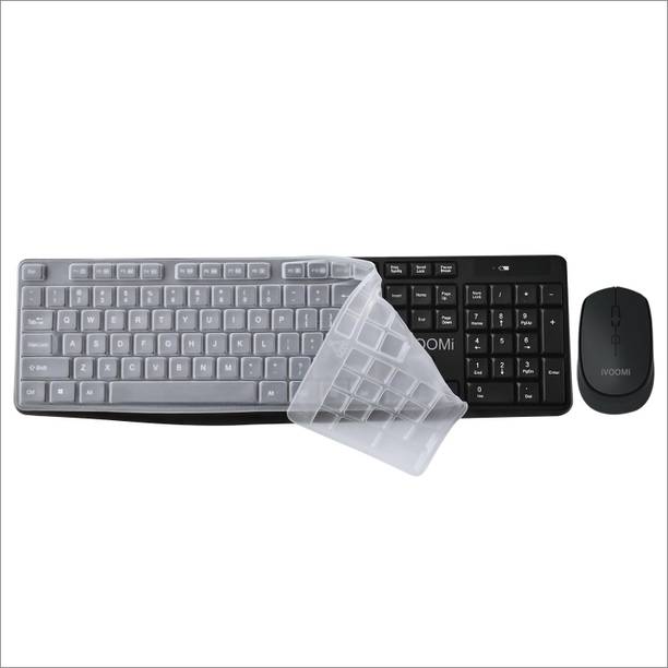 iVoomi Spice Wireless Keyboard & Mouse Combo with Keysc...