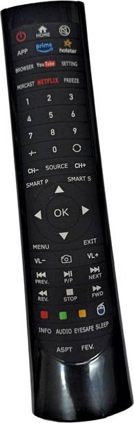 Ehop Compatible Remote Control for Smart led LCD tv Ya...
