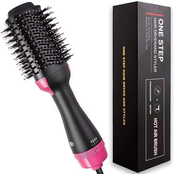 HEVASNEK One Step Styler Straightener Hot Air Blow Brus...