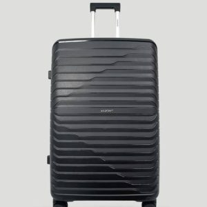 Wildcraft Medium Check-in Suitcase (65 cm) 8 Wheels - Argus - Bla...