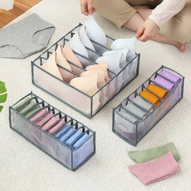 NFI essentials Foldable Organiser for Bra, Underwear & ...