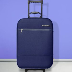 METRONAUT Small Cabin Suitcase (55 cm) 2 Wheels - FRILL - Blue