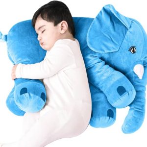 DearJoy Baby Elephant Pillow (Blue) - 45 cm