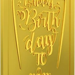 Aspect Bullion & Refinery Happy Birthday - D2 24 (999) K 8 g Gold Bar