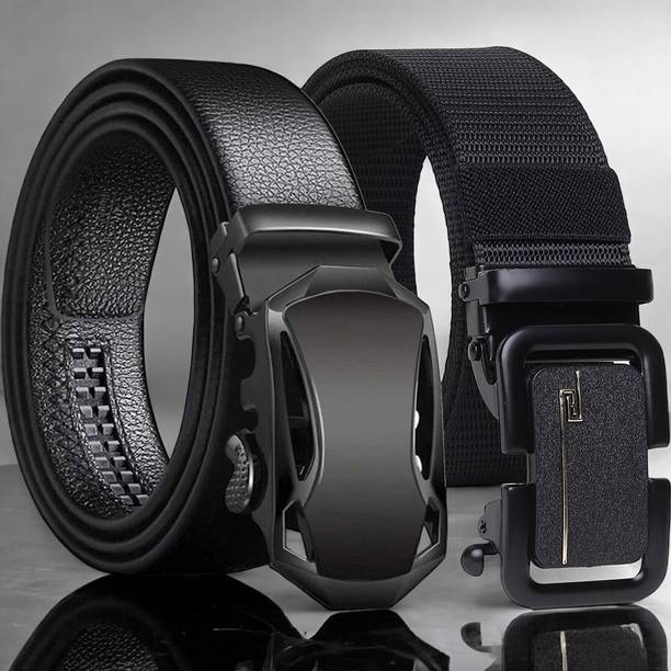 SunShopping Men Casual, Evening, Formal, Party Black Artificial Lea...