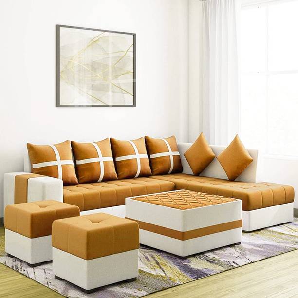 COUCHPOTATO RHS Premium Quality 8 Seater Velvet Fabric ...