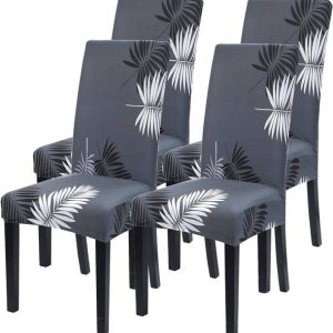 Udeek Polyester Floral 4 Seater Chair Cover