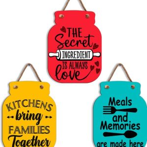 SNDArt Jar shape printed wall decor wall hanging for ho...